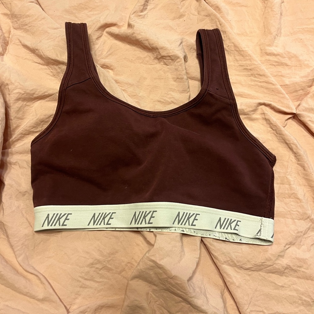 Nike Burgundy Sports Bra